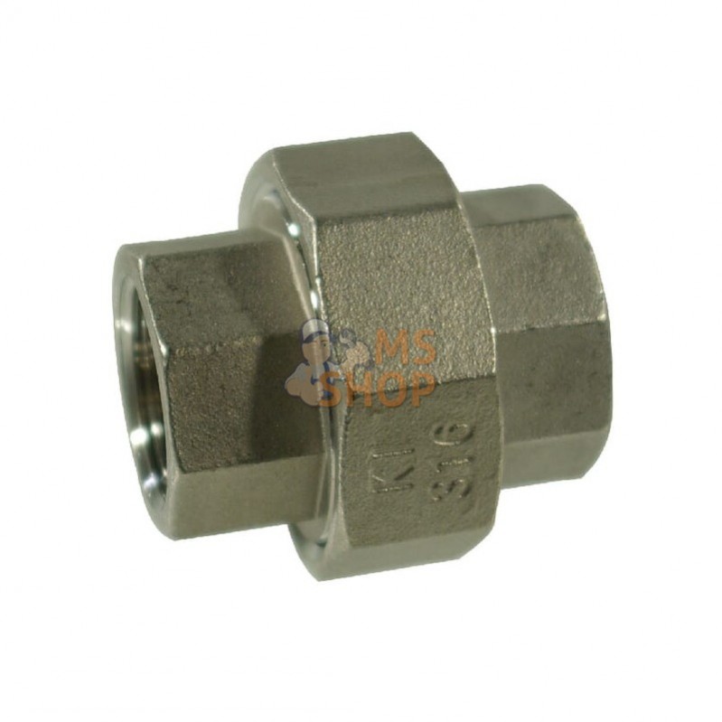 FG330112RVS; UNBRANDED; Raccord inox 2xF 1 1/2"; pièce detachée