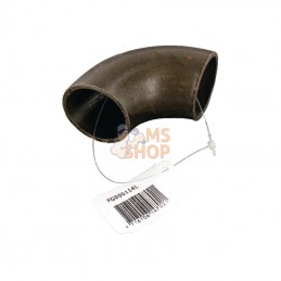 FG900114L; UNBRANDED; Coude à souder 90° noir 1 1/4"; pièce detachée