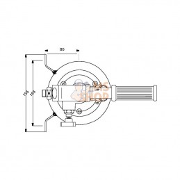 HPS1804; UNBRANDED; Pompe hydraulique manuelle 4L; pièce detachée