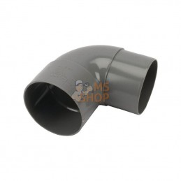 HWA180801G; UNBRANDED; Coude PVC 80 mm 87° gris; pièce detachée