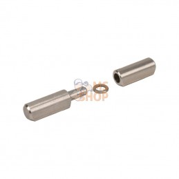 HS762850RVS; UNBRANDED; Gonds à souder 60 mm inoxydable; pièce detachée