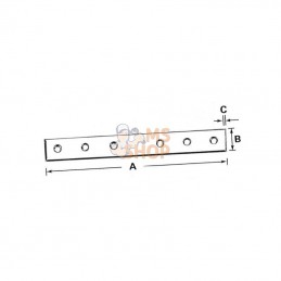 HS243113; UNBRANDED; Règle de fixation 170 mm; pièce detachée