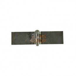 HS300604; UNBRANDED; Charnière á souder 40 x 40 x 6 x 8 mm; pièce detachée