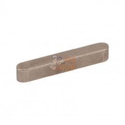 68855525RVS; KRAMP; Clavette parallèle à bouts arrondis 5x5x25 acier inox; pièce detachée