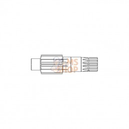 AV100814; VAPORMATIC; Arbre d'essieu; pièce detachée