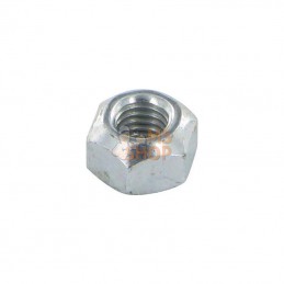980101; KRAMP; Écrou bride DIN980 M10x1.00 acier zingué Classe 8 Kramp; pièce detachée