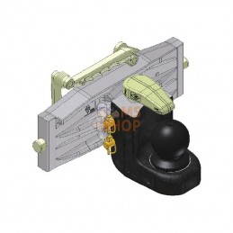 8002587; WALTERSCHEID; Attelage de remorque boule 80 mm; pièce detachée