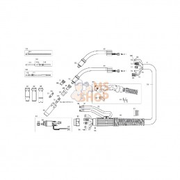 WP313330; TBI; Torche à souder TBi 411 3m refroidi par eau; pièce detachée