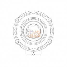 570840603; WEASLER; Limiteur à cames AB4/AW21 900Nm; pièce detachée