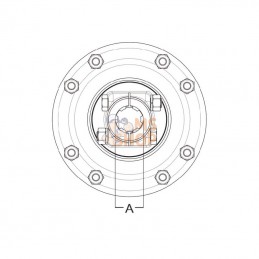 563860605; WEASLER; Limiteur friction AB6 1500Nm; pièce detachée