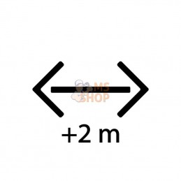 6106304300; WEASLER; Tube profilé triangulaire AB8/AB9 Ø ext. : 63x4,1 mm L : 3 m Weasler; pièce detachée