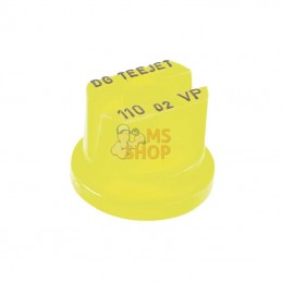 DG11002VP; TEEJET; Buse à jet plat DG 110° 02 jaune plastique TeeJet; pièce detachée