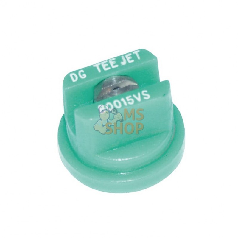 DG80015VS; TEEJET; Buse à jet plat DG 80° 15 vert céramique TeeJet; pièce detachée DG80015VS; TEEJET; Buse à jet plat DG 80° 15 vert céramique TeeJet; pièce detachée