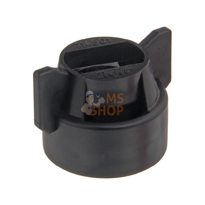 CP114501A1CE; TEEJET; Capuchon de buse noir; pièce detachée CP114501A1CE; TEEJET; Capuchon de buse noir; pièce detachée