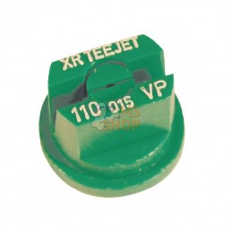 XR110015VP; TEEJET; Buse à jet plat XR 110° 15 vert plastique TeeJet; pièce detachée