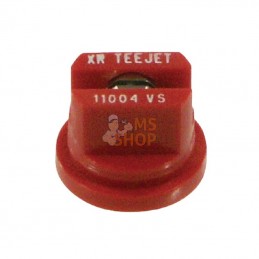XR11004VS; TEEJET; Buse à jet plat XR 110° 4 rouge acier inoxydable TeeJet; pièce detachée