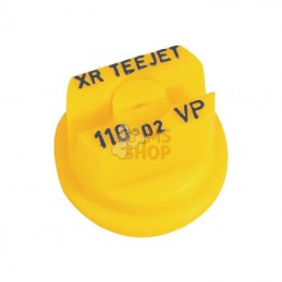XR11002VP; TEEJET; Buse à jet plat XR 110° 2 jaune plastique TeeJet; pièce detachée