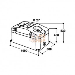 SU1300860; SUEVIA; Abreuvoir THERMOQUELL 860; pièce detachée