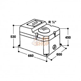 SU1300630; SUEVIA; Abreuvoir THERMOQUELL 630; pièce detachée