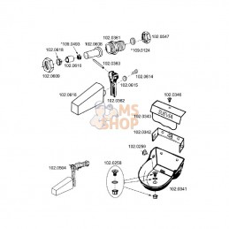 SU1020258; SUEVIA; Bouchon de nettoyage complet; pièce detachée