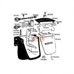 SU1020210; SUEVIA; Soupape cpl.; pièce detachée