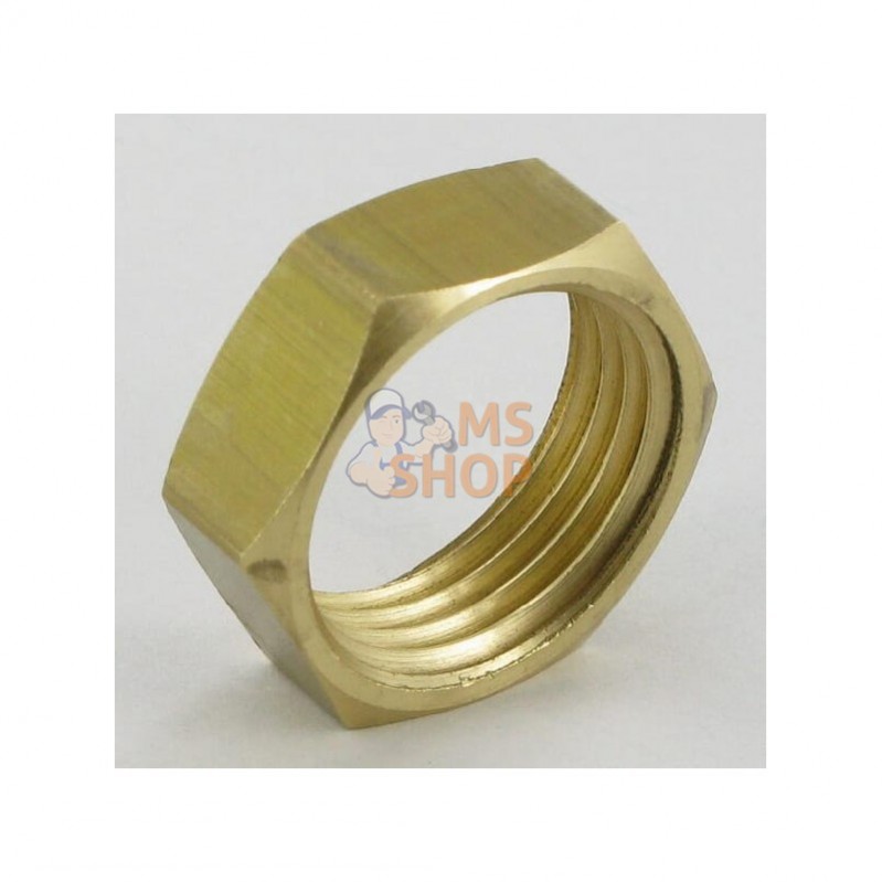 SU1020547; SUEVIA; Écrou hex. droit 1/2" laiton; pièce detachée