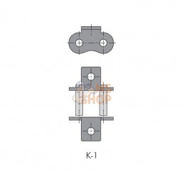 RF06B1SK1; TSUBAKI; Attache Rapide avec clip K-1; pièce detachée