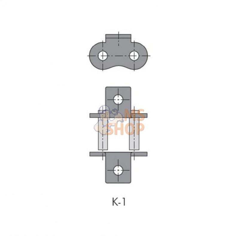 RF06B1SK1; TSUBAKI; Attache Rapide avec clip K-1; pièce detachée