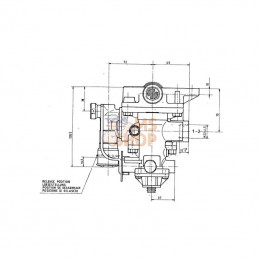 9710026200; WABCO; Clapet de freinage de remorque; pièce detachée