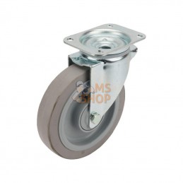 3470UFP200P63; TENTE; Roulettes pivotantes à bandage en caoutchouc élastique; pièce detachée