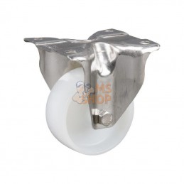 8478UOO080P62; TENTE; Roulettes pivotantes en acier inoxydable à bandage en matière synthétique; pièce detachée