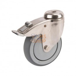 7477PJC100P3011; TENTE; Roues pivotantes en acier inoxydable avec fixation par boulon 100 mm; pièce detachée