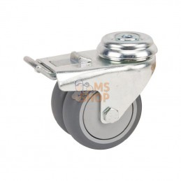 2977PJP075P3010; TENTE; Roulettes pivotantes doubles; pièce detachée