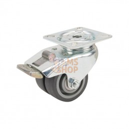 2975PJP050P40; TENTE; Roulettes pivotantes doubles; pièce detachée
