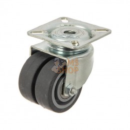 2970PJP050P40; TENTE; Roulettes pivotantes doubles; pièce detachée