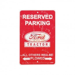 TTF4123; TRACTORFREAK; Panneau parking réservé Ford; pièce detachée