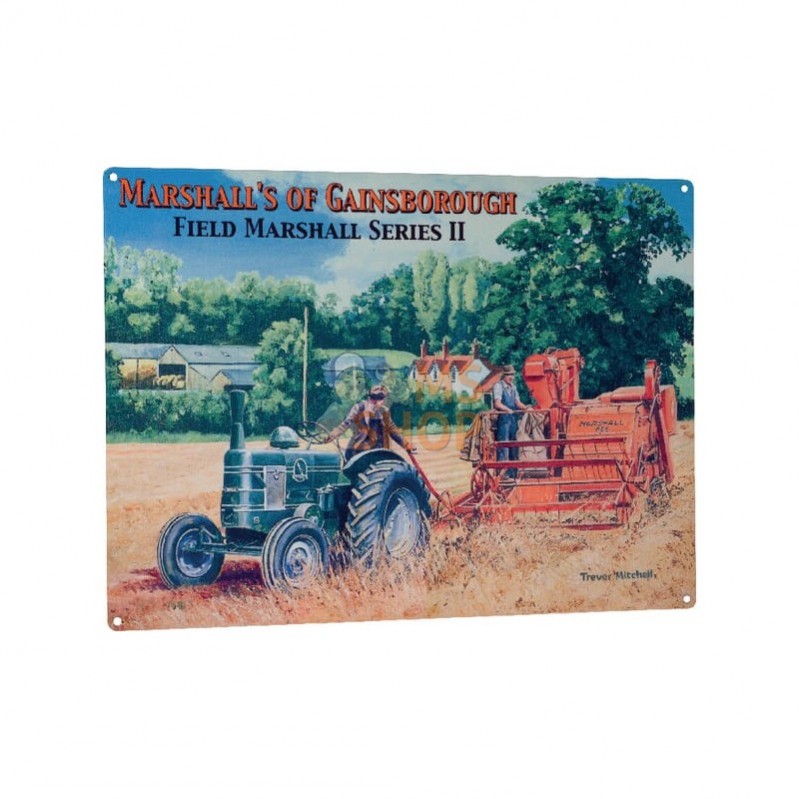 TTF9143; TRACTORFREAK; Plaq. Field Marshall Series II; pièce detachée