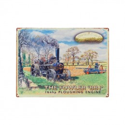 TTF9144; TRACTORFREAK; Plq. Fowler - The steam plough; pièce detachée