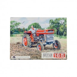 TTF6189; TRACTORFREAK; Décal mur Massey Ferguson 16; pièce detachée