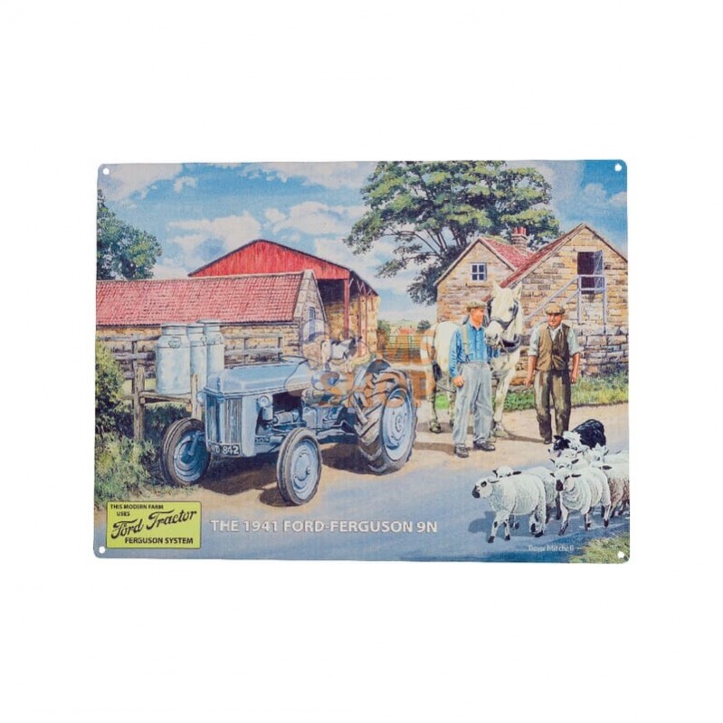 TTF6184; TRACTORFREAK; Plaque Ford Ferguson 9N; pièce detachée