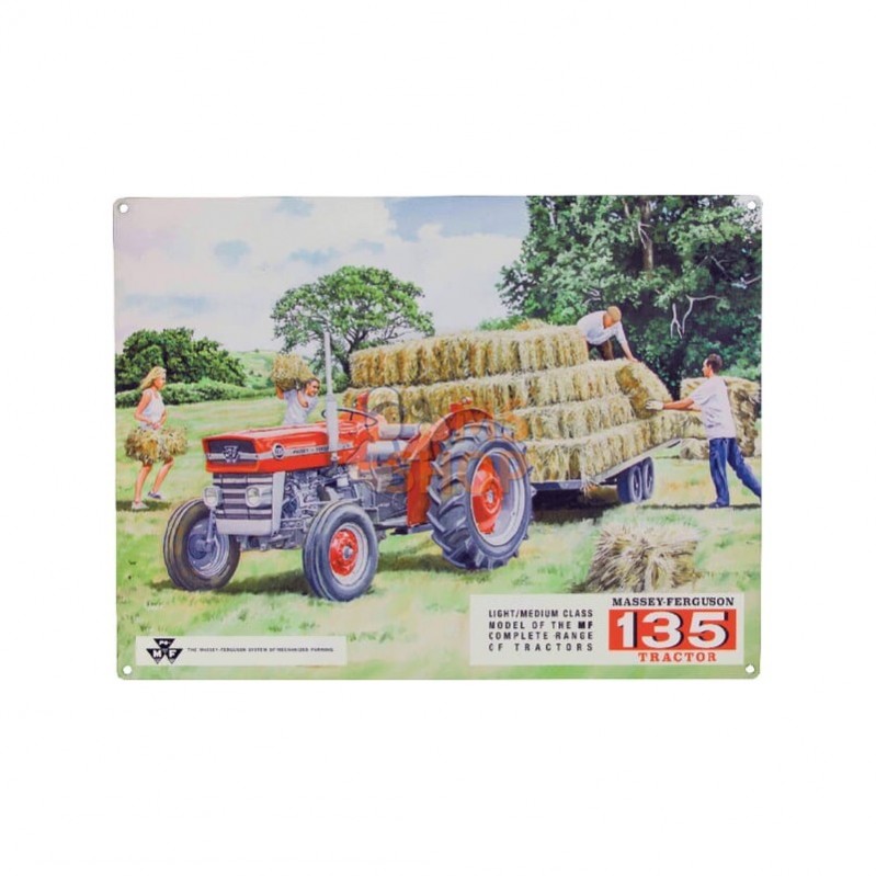 TTF6188; TRACTORFREAK; Décal mur Massey Ferguson 13; pièce detachée