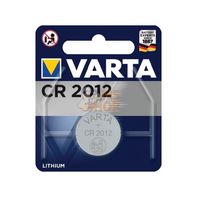 VT06012; VARTA CONSUMER BATTERIES; Pile CR2012; pièce detachée