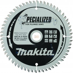 B-56720,LAME CARBURE MDF SPE PLO+BATT 165X20MM 60D | MAKITA