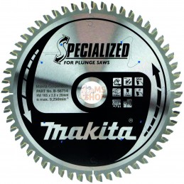 B-56714,LAME CARBURE ALUMINIUM SPE PLO+BATT 165X20MM 56D | MAKITA