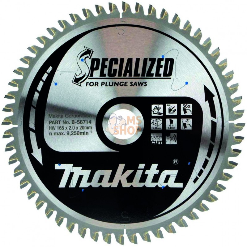 B-56699,LAME CARBURE BOIS SPE PLO+BATT 165X20MM 28D | MAKITA B-56699,LAME CARBURE BOIS SPE PLO+BATT 165X20MM 28D | MAKITA