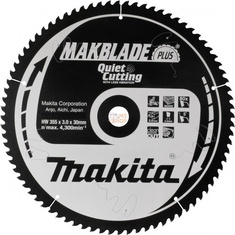 B-08757,LAM TCT SPE BA 190/20/60 BOIS | MAKITA B-08757,LAM TCT SPE BA 190/20/60 BOIS | MAKITA