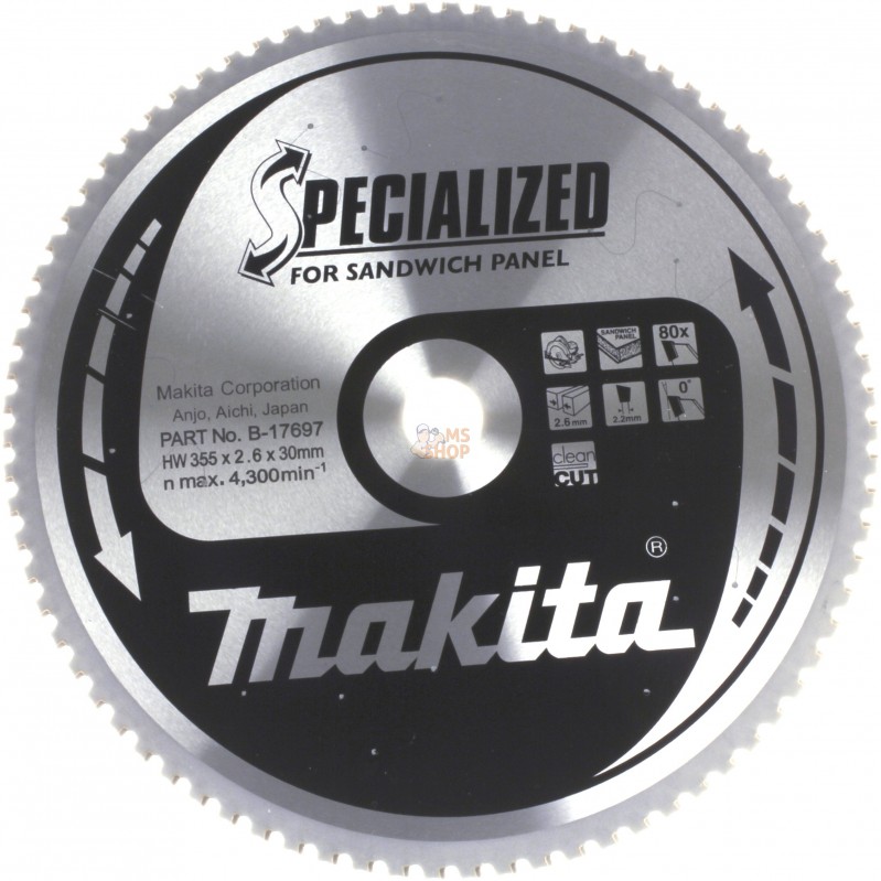 B-33582,LAM TCT PO 235/0/50 SPE SANDW | MAKITA B-33582,LAM TCT PO 235/0/50 SPE SANDW | MAKITA