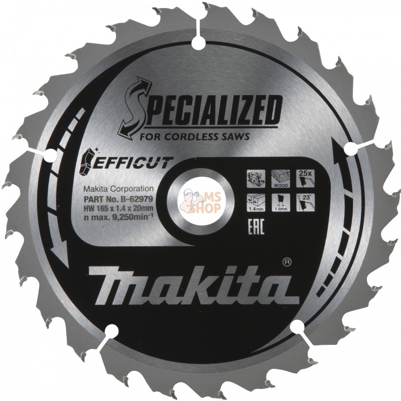 B-64185,LAME CARBURE EFFICUT BOIS 190x30x24D | MAKITA B-64185,LAME CARBURE EFFICUT BOIS 190x30x24D | MAKITA