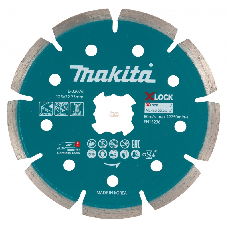 E-02076,DISQUE DIAMANT X- LOCK 125 | MAKITA E-02076,DISQUE DIAMANT X- LOCK 125 | MAKITA