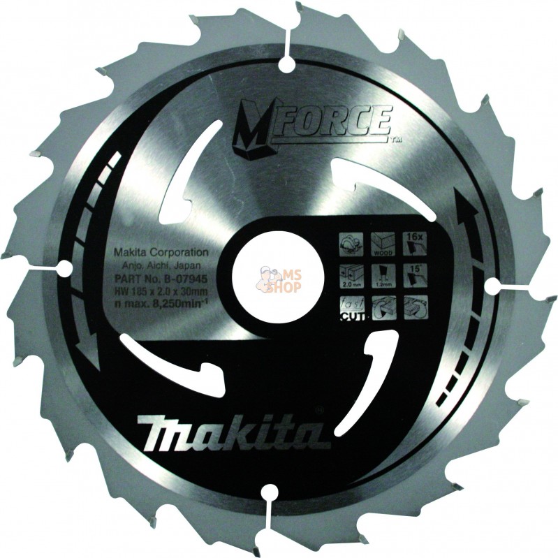 B-07973,LAM TCT PO MFORCE 210/30/16 BOIS | MAKITA B-07973,LAM TCT PO MFORCE 210/30/16 BOIS | MAKITA